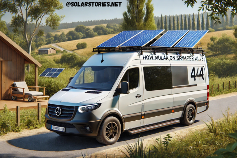 how much solar on sprinter 144