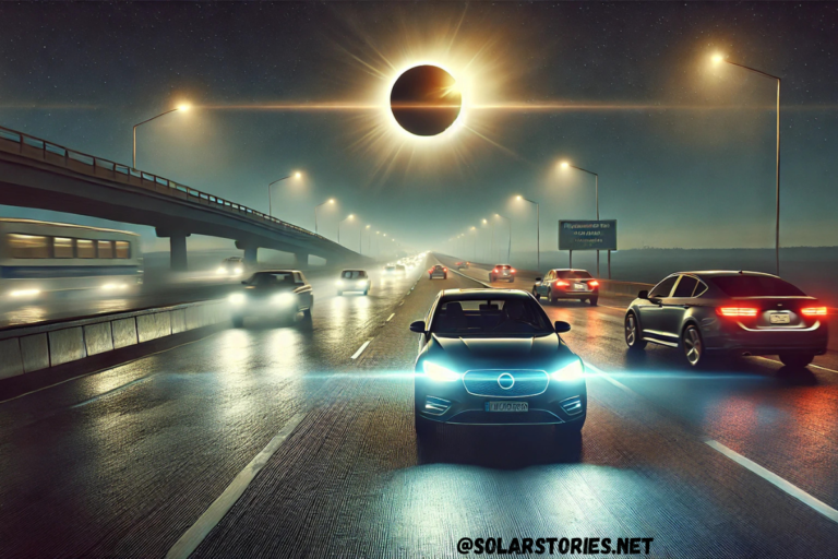 can you drive during the solar eclipse