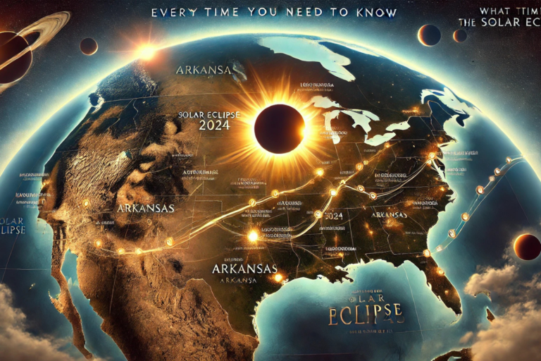 what time is the solar eclipse 2024 in arkansas