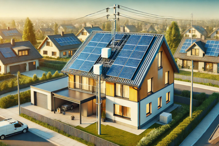 how do solar panels work on a house