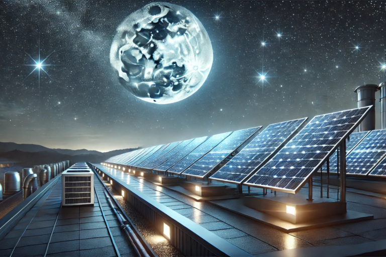 do solar panels work at night