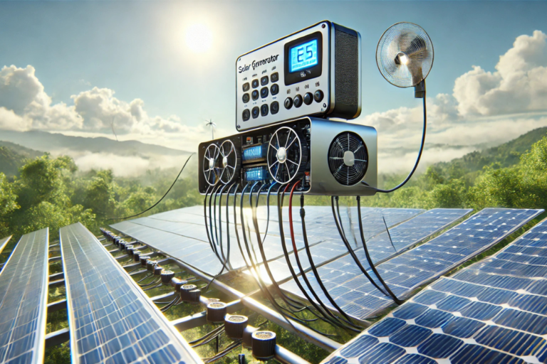 how does a solar generator work