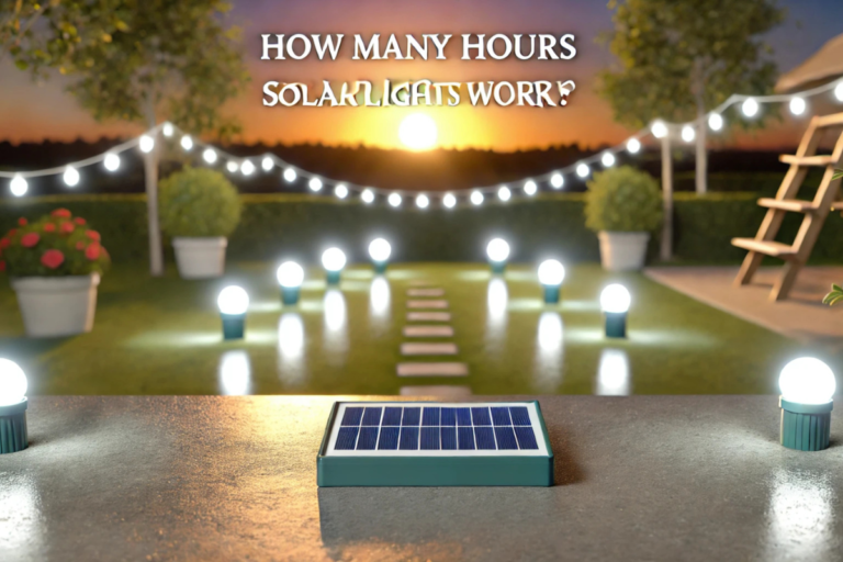 how many hours do solar lights work