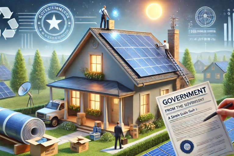 how to get free solar panels from the government 2023