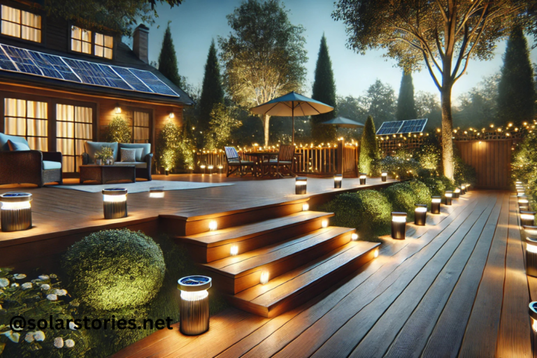 deck solar lights