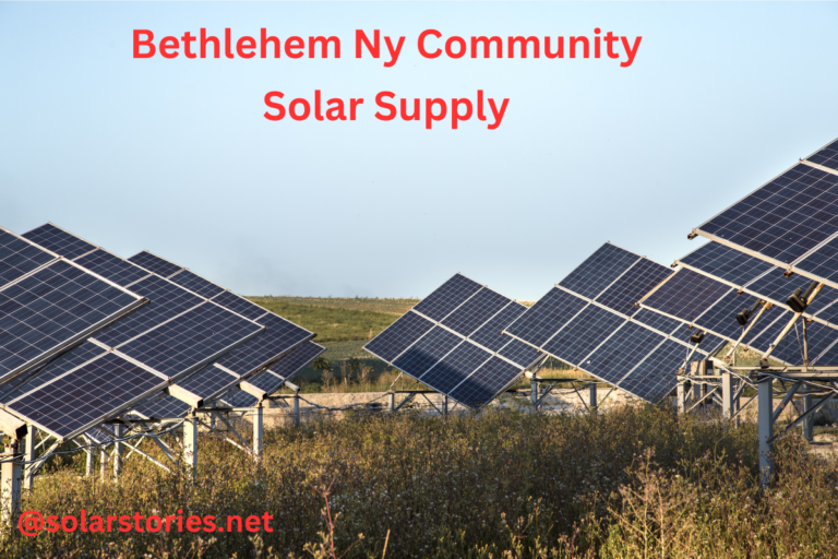 bethlehem ny community solar supply