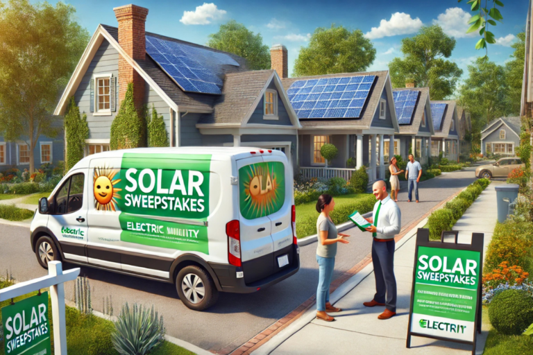 local solar sweepstakes electric utility