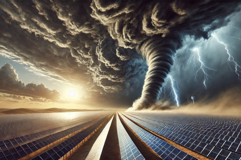 solar farms will become thunderstorm and toronado ubators and magnets.