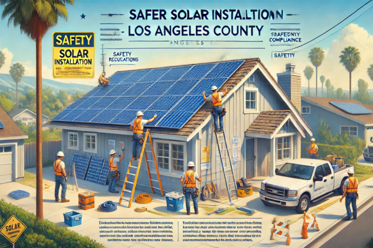 solar panel code for los angeles county