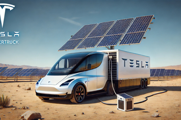 solar charging cybertruck