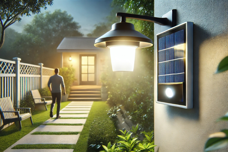 solar lamp motion sensor