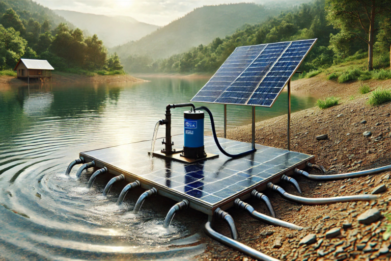 solar water pump lake use