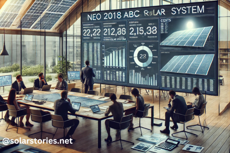 neo 2018 abc solar system cost of stufy