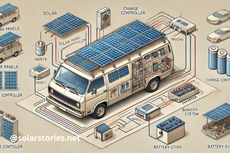 solar panel van installation schematic diagram