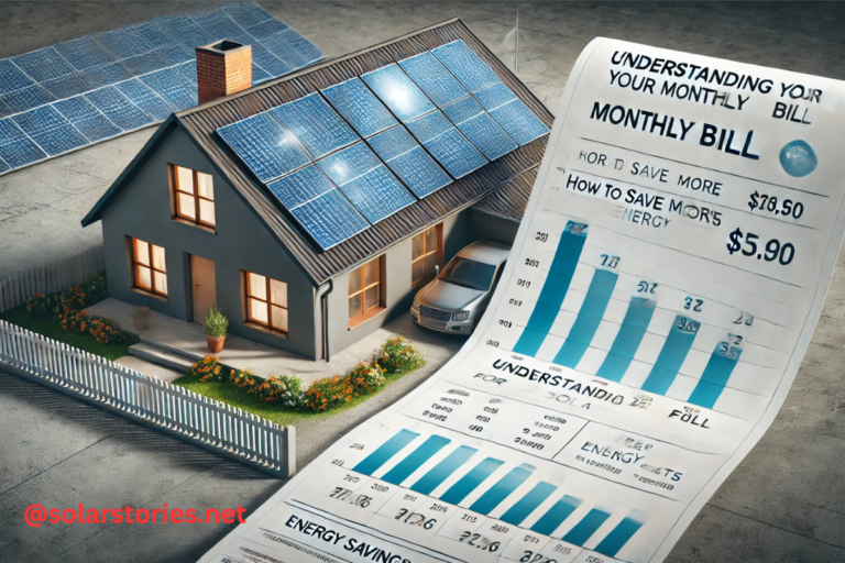 monthly bill for solar panels