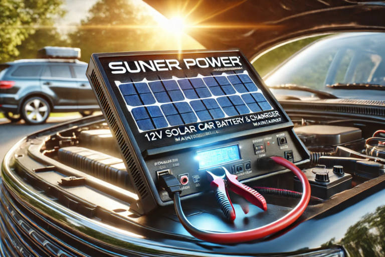 suner power 12v solar car battery charger and maintainer