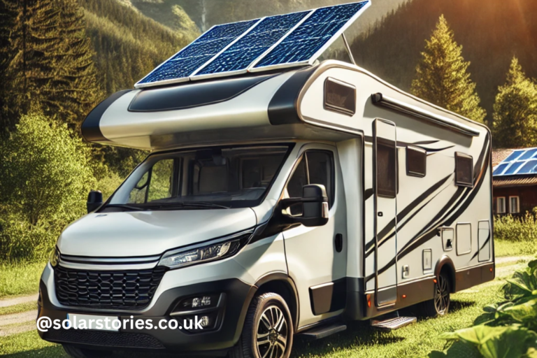 motorhome with solar panels