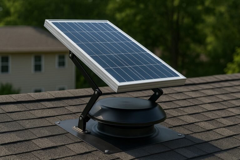 adjustable solar panel roof vent