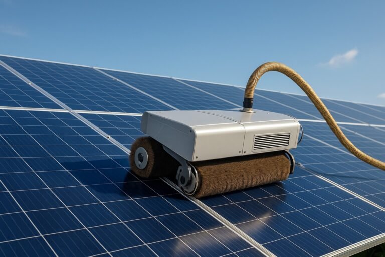 solar panel cleaning robot