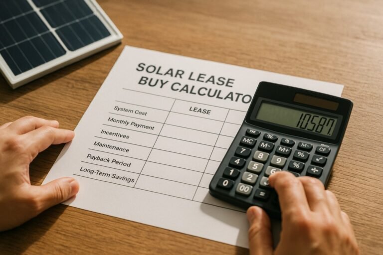 Solar Lease Vs Buy Calculator: Your Smart Guide To Making The Right Solar Decision solar lease vs buy calculator