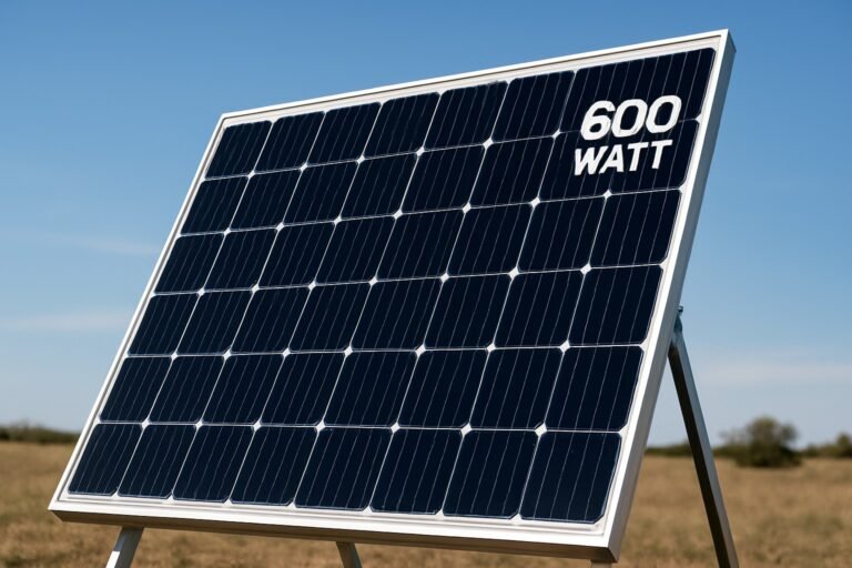 600 watt solar panel